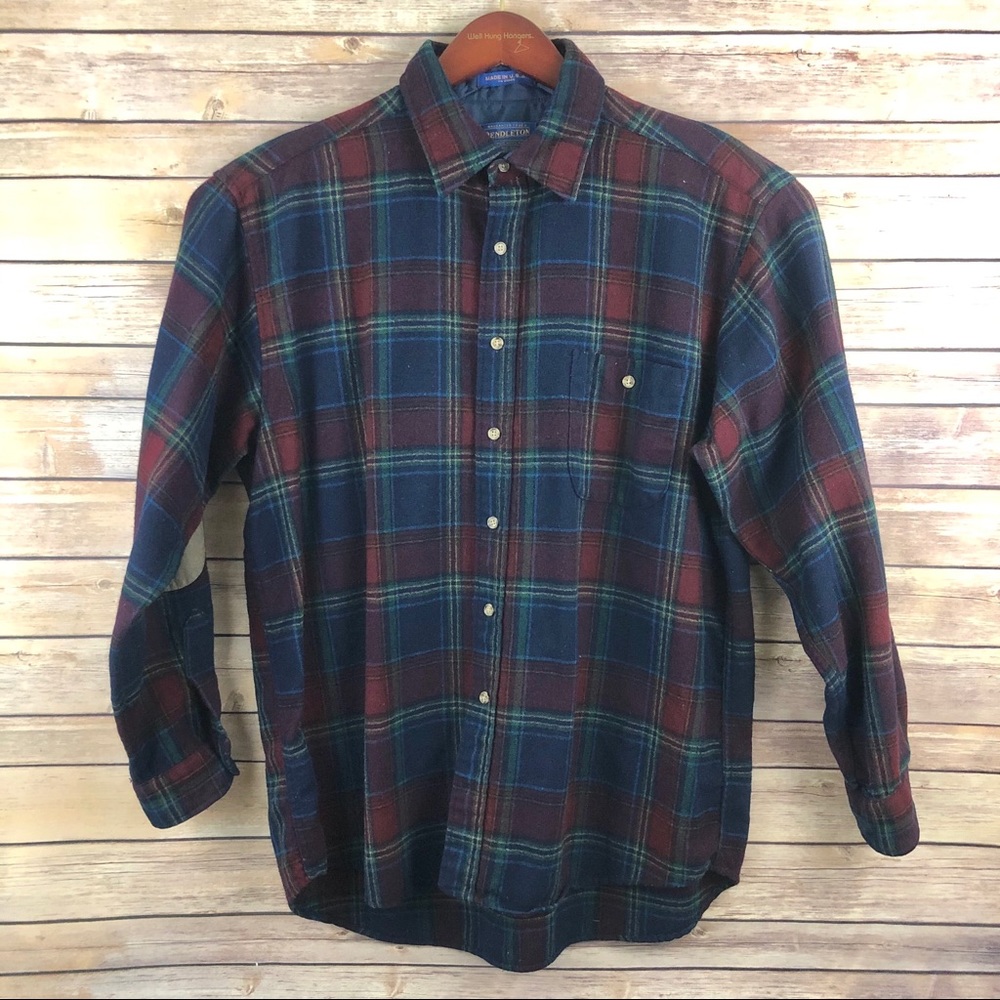 SOLD! Pendleton Virgin Wool Trail Elbow Patch